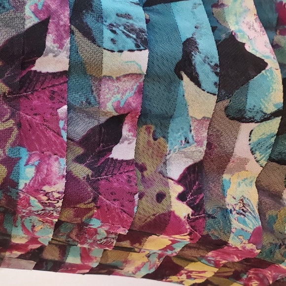 BCBG Maxazria Dharma Dark Iris Combo Maxi Gown - Picture 5 of 14